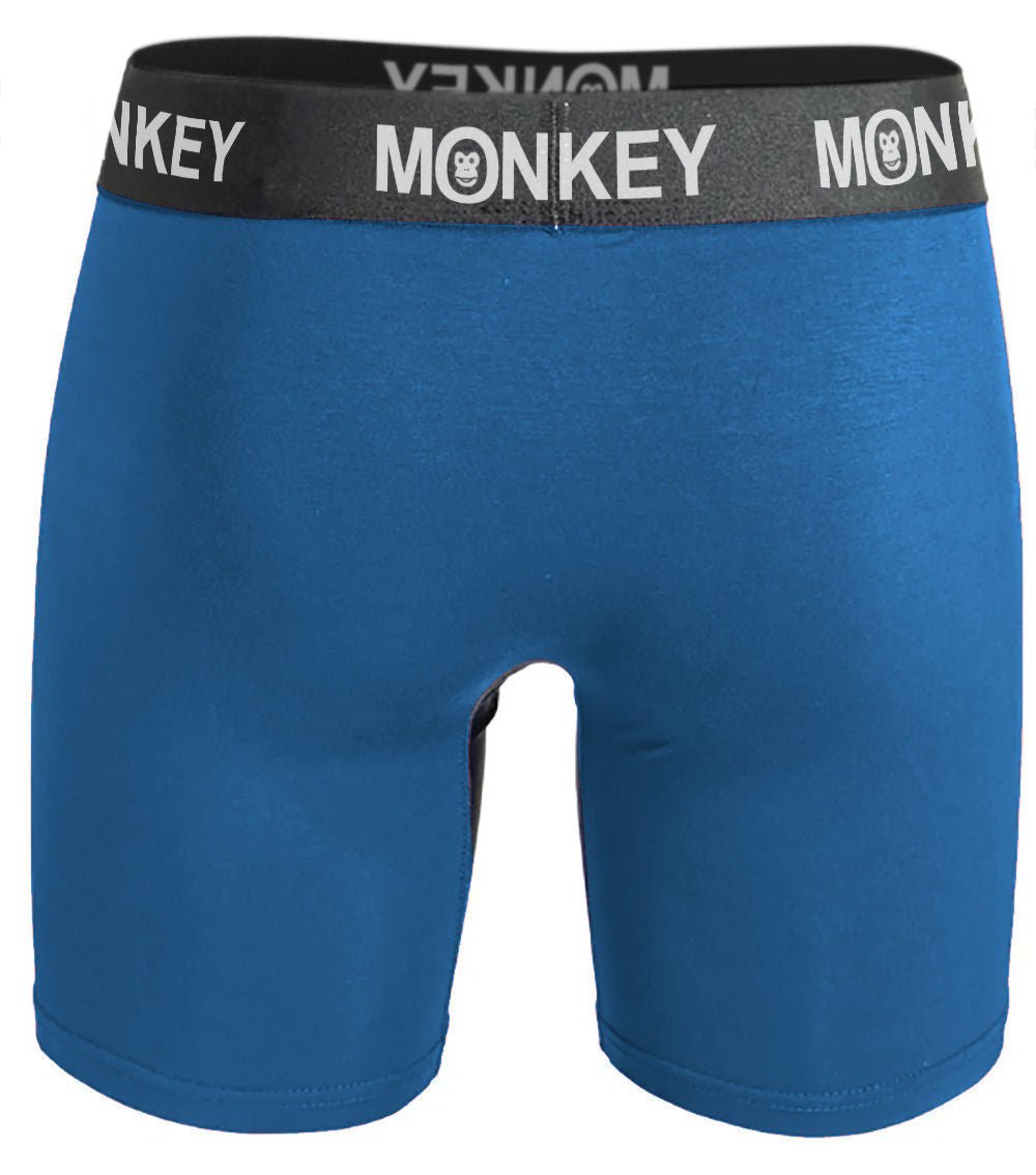 Men's Light Blue Bamboo Boxer Brief - pre order - Monkey Undies