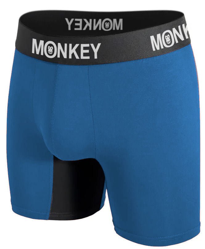 Men's Light Blue Bamboo Boxer Brief - pre order - Monkey Undies