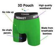 Men's Lime Green Bamboo Boxer Brief - Limited Edition pre order - Monkey Undies