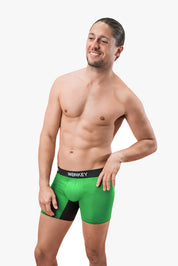 Men's Lime Green Bamboo Boxer Brief - pre order - Monkey Undies