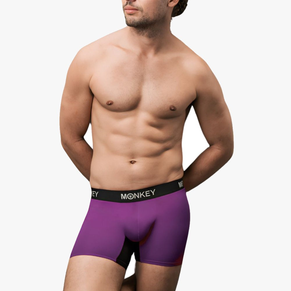 Men's Purple Bamboo Boxer Brief - pre order - Monkey Undies