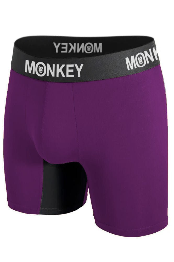 Men's Purple Bamboo Boxer Brief - pre order - Monkey Undies