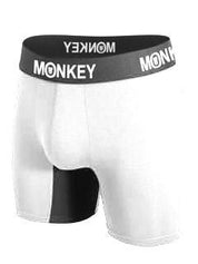 Men's White Bamboo Boxer Brief - pre order - Monkey Undies