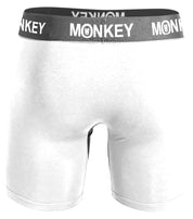 Men's White Bamboo Boxer Brief - pre order - Monkey Undies