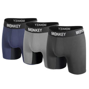 Monkey Undies 3 Pack Black, Navy Blue and Grey - Monkey Undies