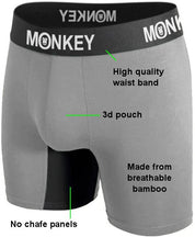 Monkey Undies 3 Pack Black, Navy Blue and Grey - Monkey Undies