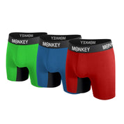 Monkey Undies 3 Pack Green, Light Blue, Red - Monkey Undies