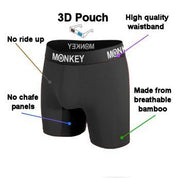 Monkey Undies 6pack Blue Grey Black - Monkey Undies