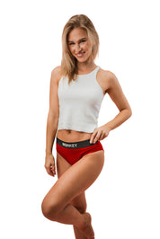 Women's Bamboo 6 Pack - Black, Red, White - Monkey Undies