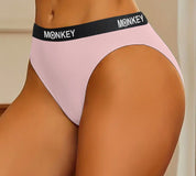 Women's Pink Bamboo Bikini Brief. - Monkey Undies
