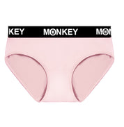 Women's Pink Bamboo Bikini Brief - Monkey Undies